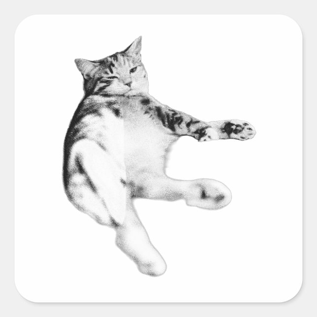 Adesivo Quadrado Lounger Diagonal (Frente)