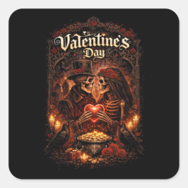 Adesivo Quadrado Love Beyond the Grave