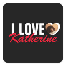 Love Custom Photo Heart and Name Poster