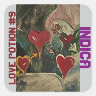 ADESIVO QUADRADO LOVE POTION 9 INDICA
