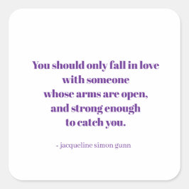 Adesivo Quadrado Love quote