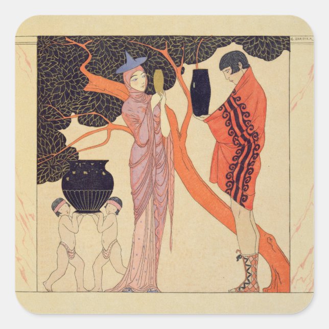 Adesivo Quadrado Love Token (c/c no papel) (Frente)