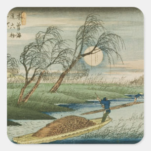 Adesivo Quadrado Lua cheia em Seba