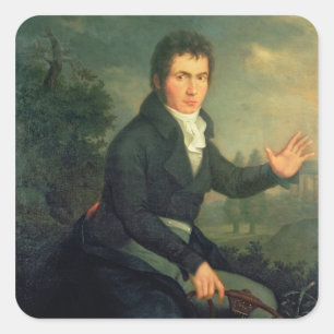 Adesivo Quadrado Ludvig camionete Beethoven, 1804