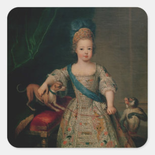 Adesivo Quadrado Luís XV quando criança, 1714