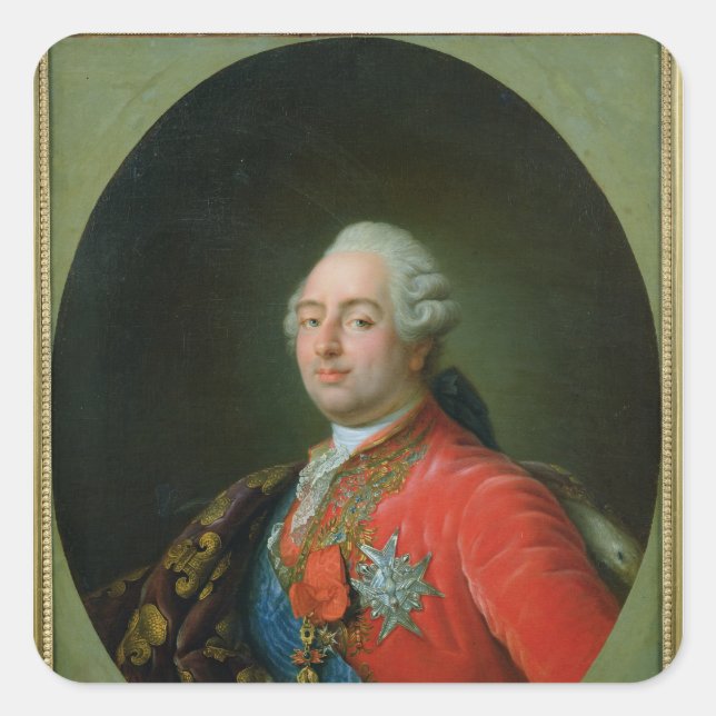 Adesivo Quadrado Luís XVI 1786 (Frente)