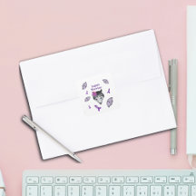 Lupus Warrior Wolf Purple Ribbon Button