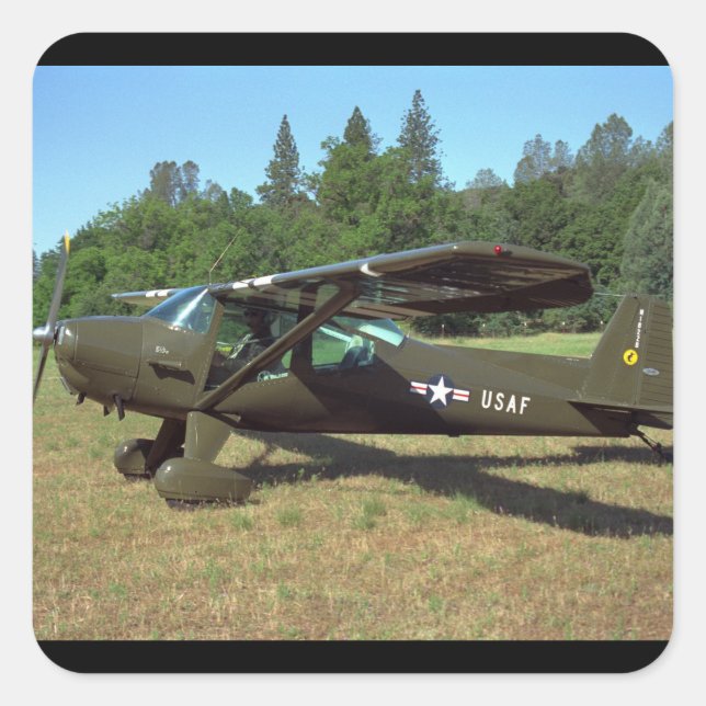 Adesivo Quadrado Luscombe, T-8F, 1948_Classic Aviation (Frente)