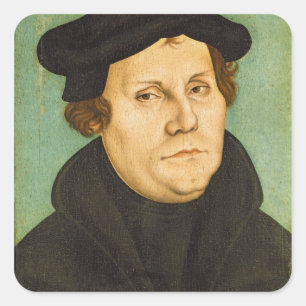 Adesivo Quadrado Luther como o professor, 1529