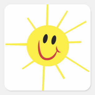 Adesivo Quadrado Luz do sol