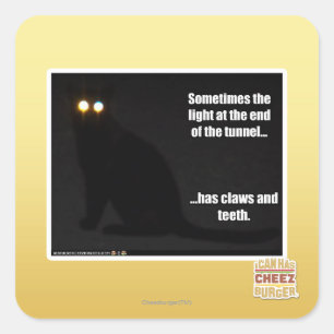 Adesivo Quadrado Luz no fim do túnel