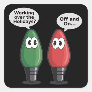 Adesivo Quadrado Luzes de Natal Luz de Piada funcionando desligada