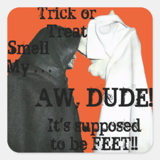 Adesivo Quadrado Má respiração