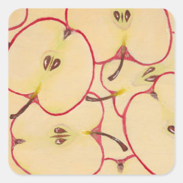 Adesivo Quadrado Maçã 