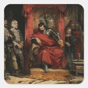 Adesivo Quadrado Macbeth que instrui os assassinos