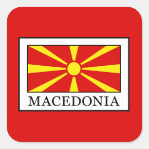 Adesivo Quadrado Macedónia