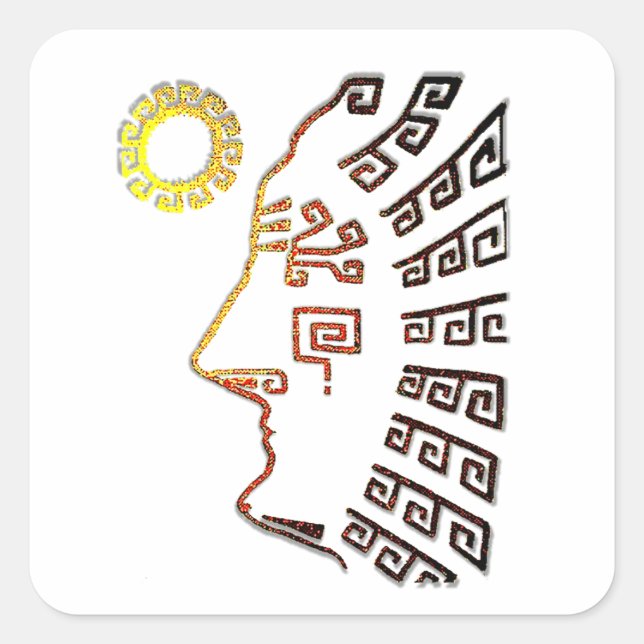 Adesivo Quadrado Machu Picchu Cusco Peru (Frente)