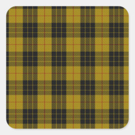 Adesivo Quadrado MacLeod Clan Tartan (também conhecido por "Loud Ma