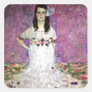 Adesivo Quadrado Mada Primavesi por Gustavo Klimt