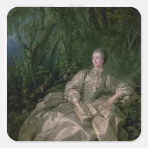 Adesivo Quadrado Madame de Pompadour, 1758