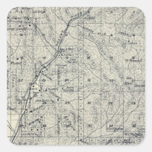 Adesivo Quadrado Madera County, Califórnia 10