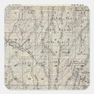Adesivo Quadrado Madera County, Califórnia 8
