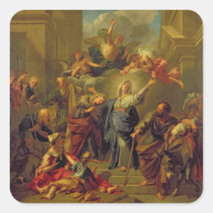 Adesivo Quadrado Madona do Magnificat