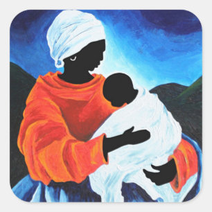 Adesivo Quadrado Madonna e criança - Lullabye 2008