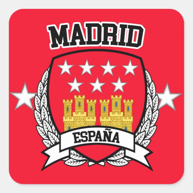 Adesivo Quadrado Madrid (Frente)