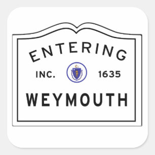 Adesivo Quadrado MÃES entrando de Weymouth