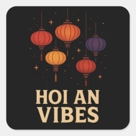 Adesivo Quadrado Magia de Hoi An – Arte de Lanternas