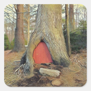 Adesivo Quadrado Magical Elf House