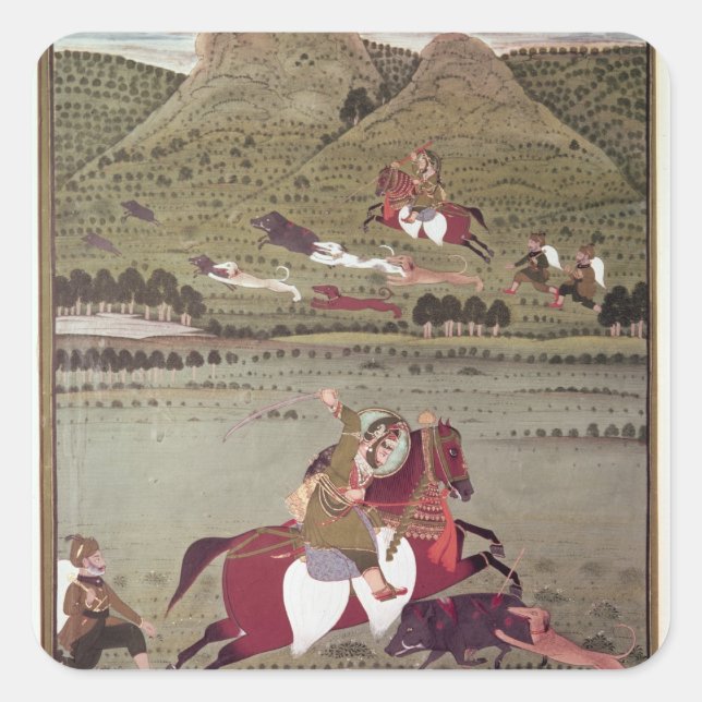 Adesivo Quadrado Maharana Jawan Singh (Frente)