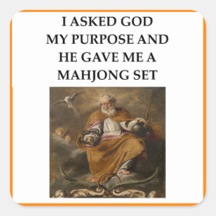ADESIVO QUADRADO MAHJONG