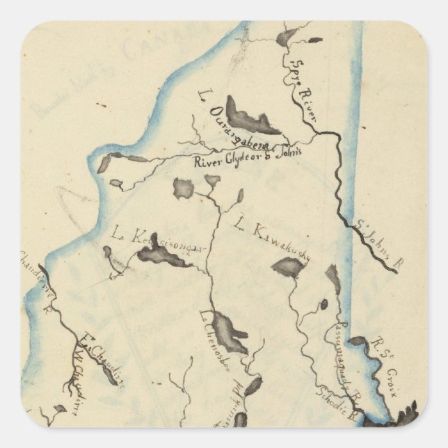 Adesivo Quadrado Maine 11 (Frente)