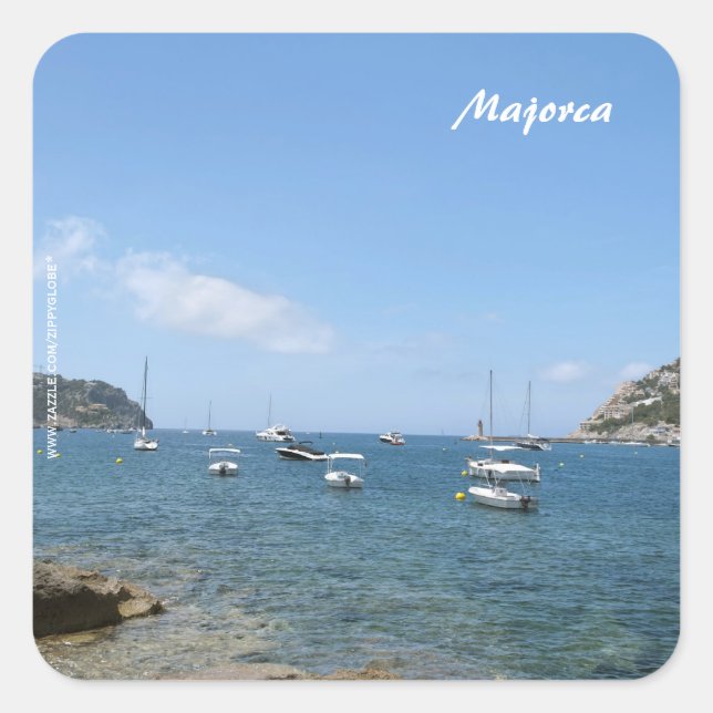 Adesivo Quadrado Maiorca (Frente)
