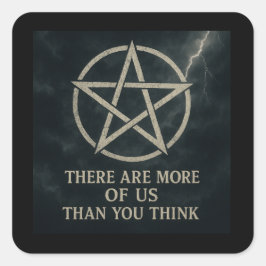 Adesivo Quadrado Mais de nós Wicca Stickers