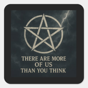 Adesivo Quadrado Mais de nós Wicca Stickers