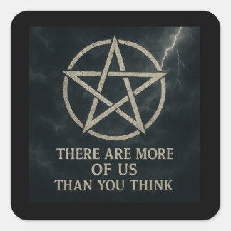 Adesivo Quadrado Mais de nós Wicca Stickers