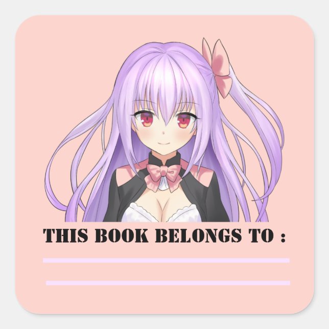 Adesivo Quadrado mais personagem (Frente)