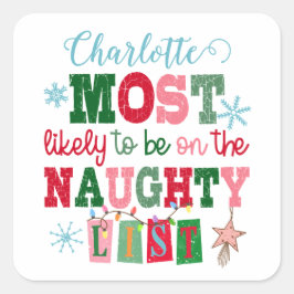 Adesivo Quadrado Mais provável de estar no nome personalizado da li