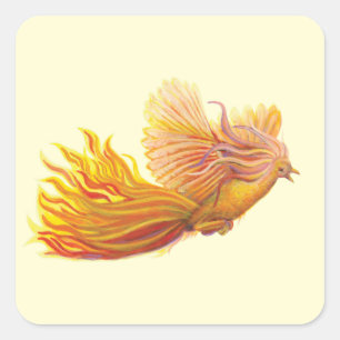 Adesivo Quadrado Majexpressa Bird