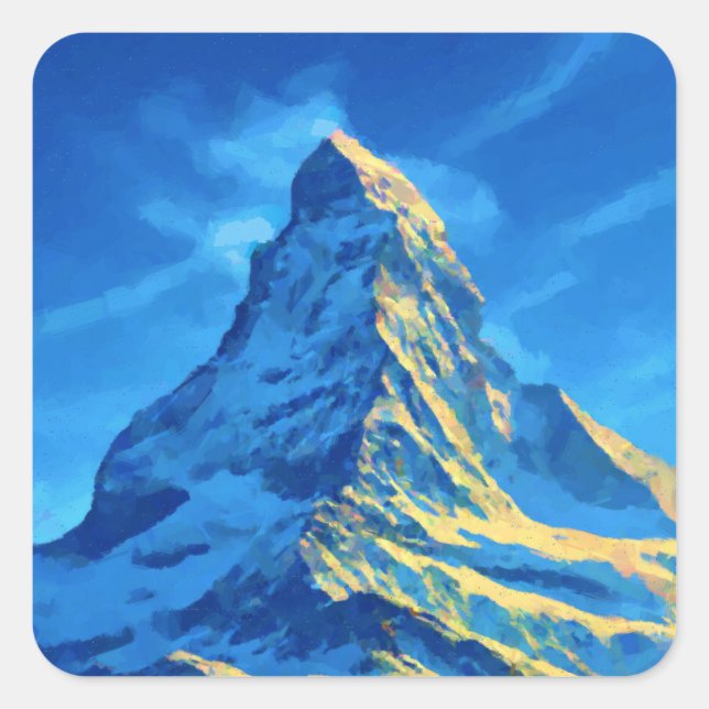 Adesivo Quadrado Majexpressa Matterhorn (Frente)
