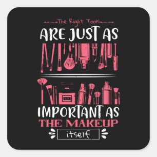 Adesivo Quadrado Makeup - As Ferramentas Certas Para Makeup