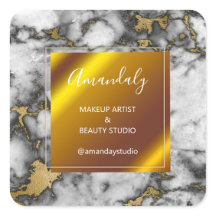 Makeup Beauty Compra Frame Dourado Marble