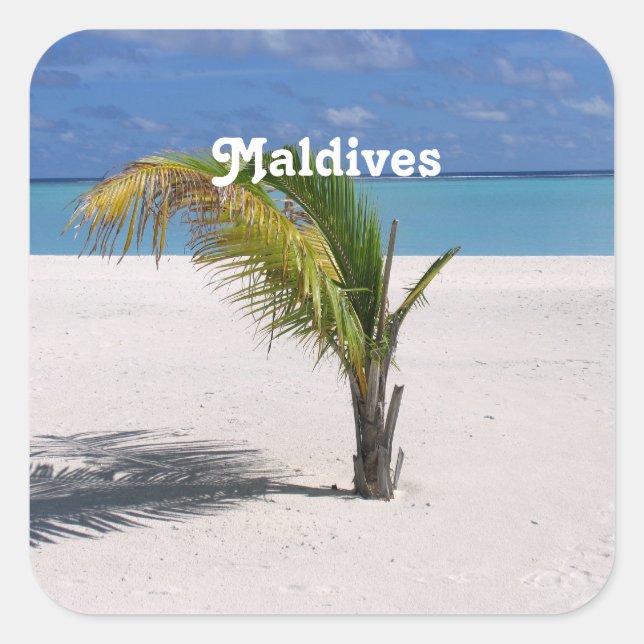 Adesivo Quadrado Maldives (Frente)