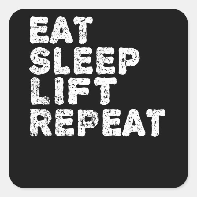 Adesivo Quadrado Malhação Gym Levantando Cotação Engraçado Presente (Frente)