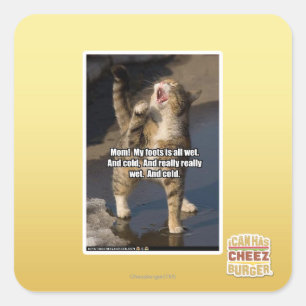 Adesivo Quadrado Mamã!