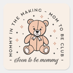 Adesivo Quadrado Mamãe é a estética do contragogeto do clube