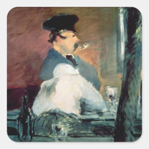Adesivo Quadrado Manet   o bar, 1878-79